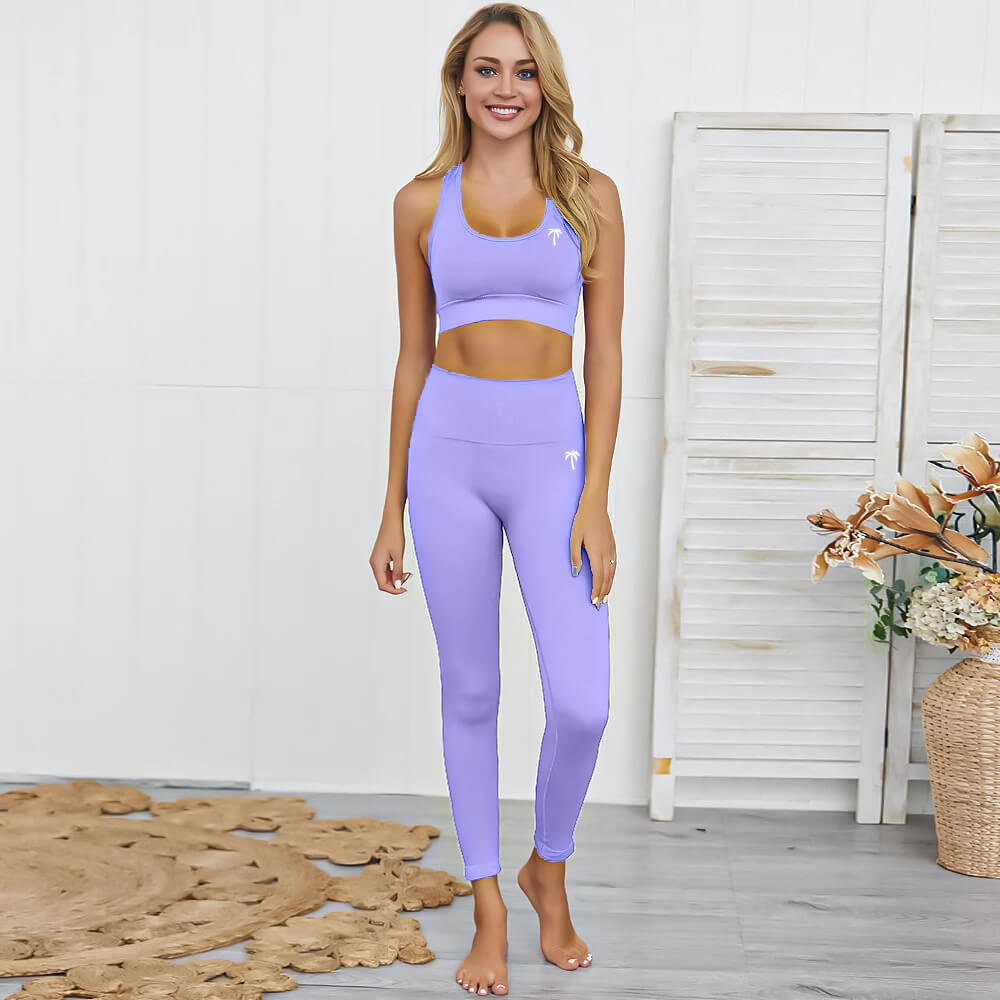 Core Seamless Crop - Lilac